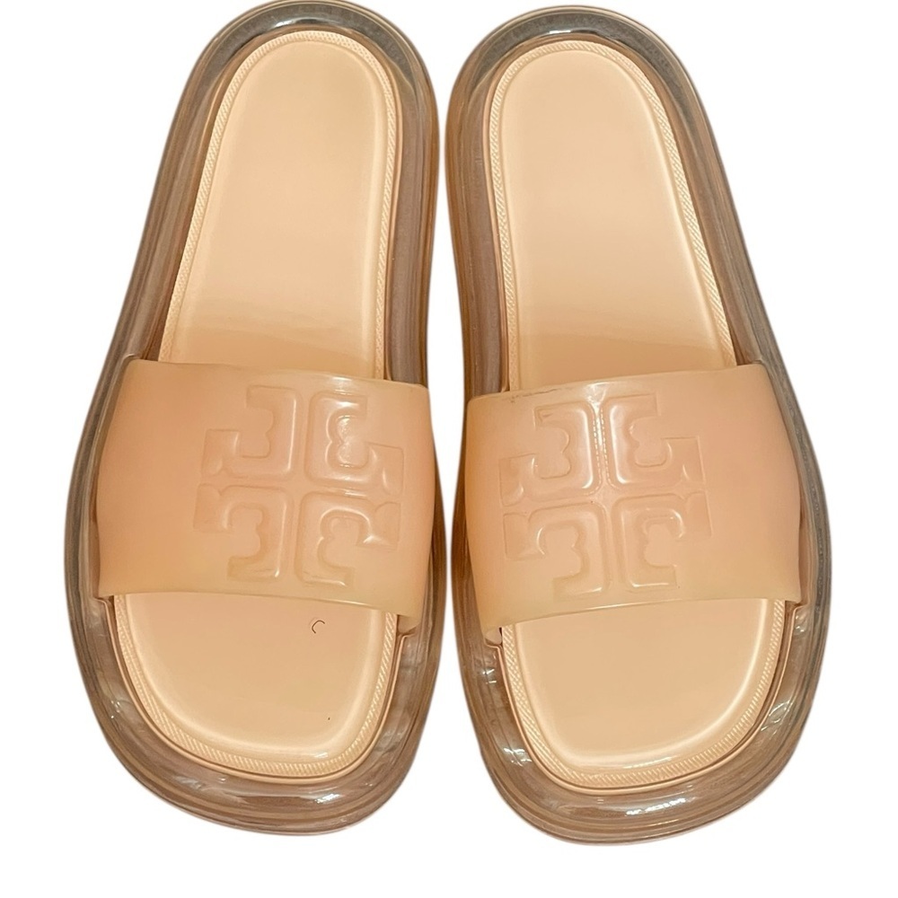 Tory Burch Ivory Bubble Jelly Sandals Slides Beach Ready
Size 6B - Picture 3 of 11